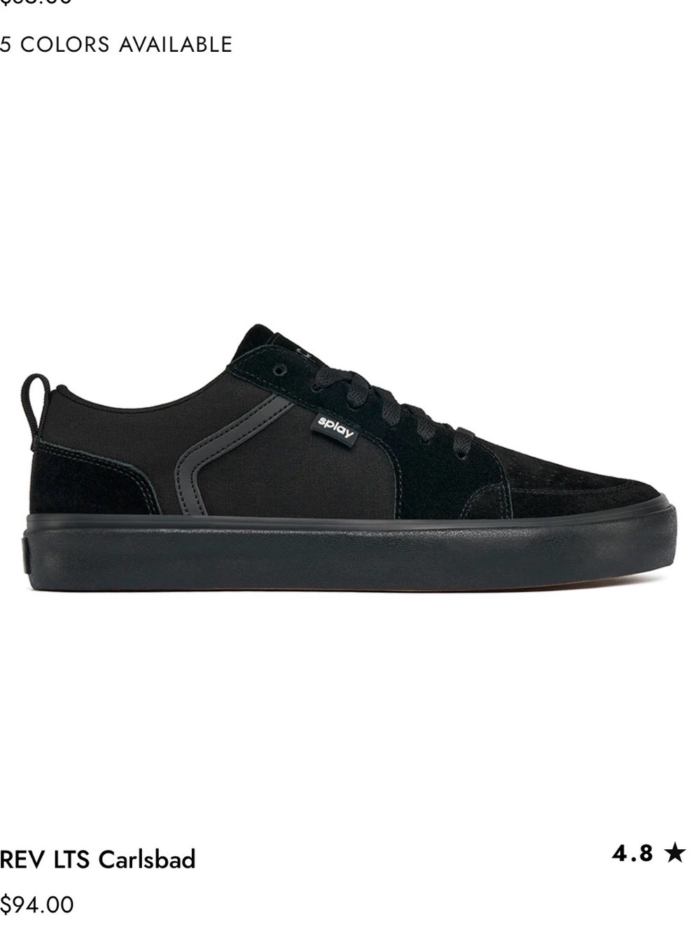 Splay Men’s RevS low top suede Sneakers.